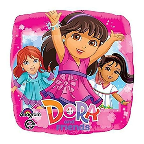 Globo Multicolor De Dora La Exploradora-18in.marca Pyle