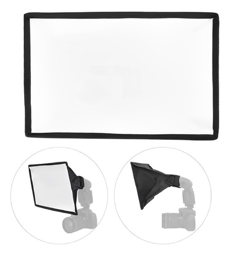 Difusor Flash Plegable, Difusor Speedlite, Softbox 20x30