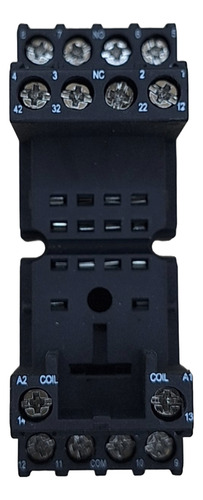 Relevador 24v Dc 5a, 14 Pines Asiaon Con Base