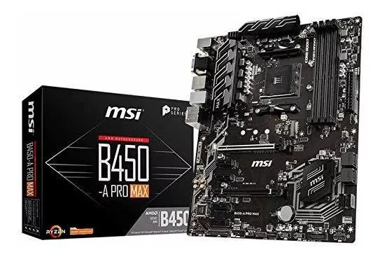 Msi Proseries Amd Ryzen 2nd And 3rd Gen B450-a Pro Max