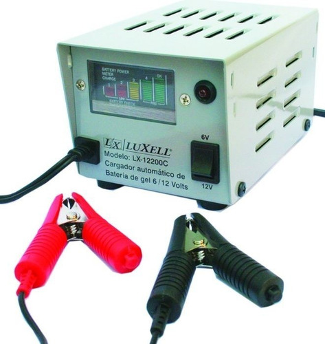 Imagen 1 de 3 de Cargador Automático De Batería De Gel 6-12 Volts 2 Amper