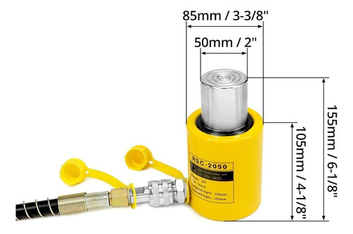 Cilindro Piston Hidraulico Gato 20 Ton No Enerpac = Rcs201