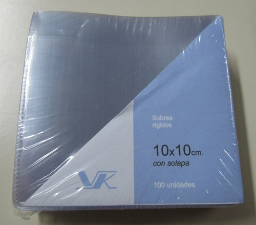 10 Sobres Plásticos Protectores Billetes 10 X 10 Marca Vk