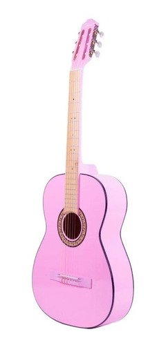 Imagen 1 de 3 de Guitarra clásica La Purepecha Acústica clásica rosa