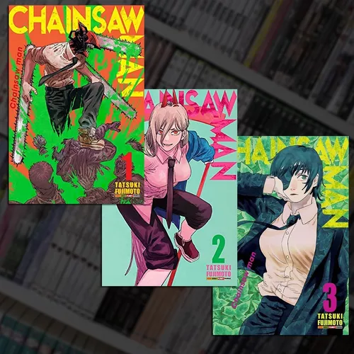 Chainsaw Man, Mangá Volume 1 Ao 3 - Kit Lacrado