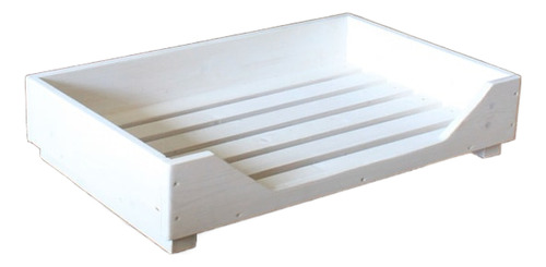 Cama Para Perros Rustico De Madera Quemada