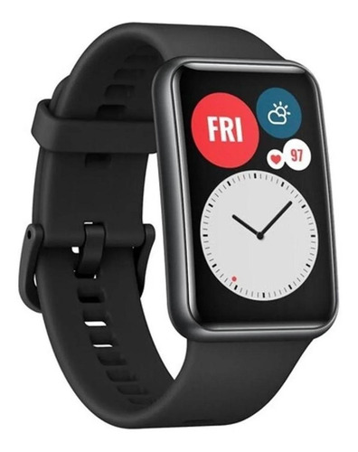 Huawei Watch Fit Active 1.64" caixa de  fibra polimérica  black, pulseira  graphite black TIA-B09