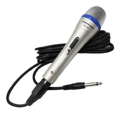 Microfono Profesional Alambrico  Pu-200 3 Metros Karaoke
