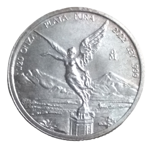 Moneda 1/20 Onza Libertad Plata Pura Ley 999