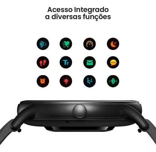 Smartwatch Haiz My Watch S Life 44mm Hz-v230d Cor da caixa Preto