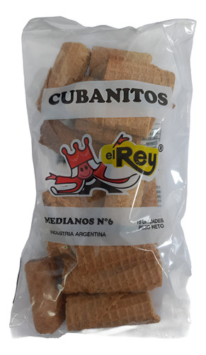Cubanitos N6 Por 15 Unds. 70grs. Caja Por 15 Paquetes