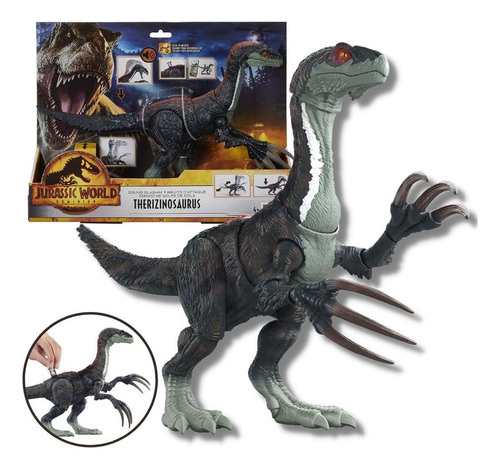 Jurassic World Dominion Therizinosaurus Dinossauro Mattel
