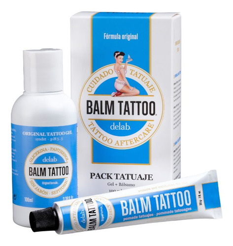 Balm Tattoo Pack Original Gel + Pomada, Higiene + Protección