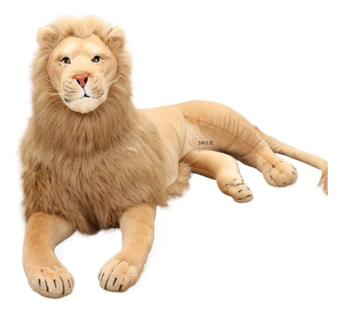 Mr Peluche De Muñeca De León Grande De Simulación De 53 Cm