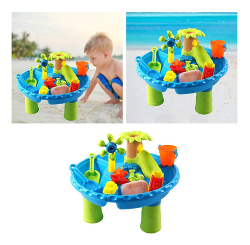 J 22 Piezas Mesa De Agua De Arena 4 En 1, Mesas De Juegos