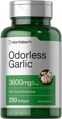 Ajo Garlic De Liberacion Rapida 3600mg  250 Capsulas Blandas