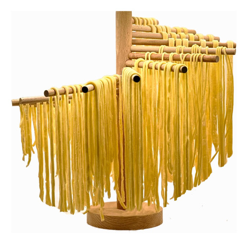 Mylesrose Plegable De Madera Natural Facil Pasta/espaguetis