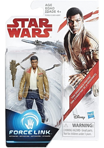 Hasbro Star Wars Force Link Finn Resistance Fighter