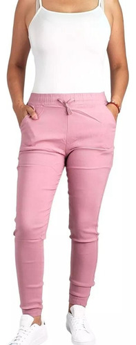 Leggins Primavera Pantalón Calza Elasticado Tela Jeans  