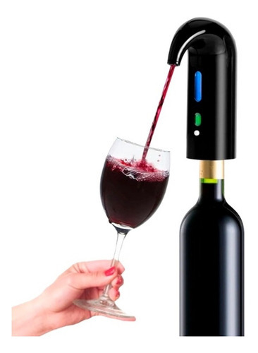 Bomba Elétrica Aerador Decantador De Vinho Usb Recarregável