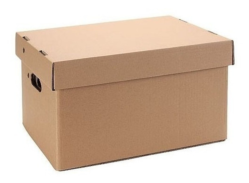 Caja Americana De Carton Con Tapa 43x32x25 X 5 Unidades