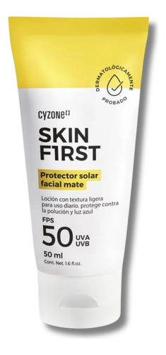 Protector Solar Facial Mate Fps 50 Skin First Cyzone 50ml