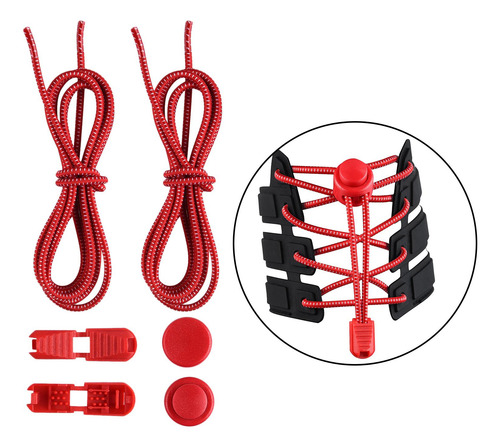 2 Cordones Elásticos Para Calzado, Diseño 2 Piezas