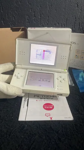 Nintendo Ds Lite Standard Crystal White Completo Usg-001