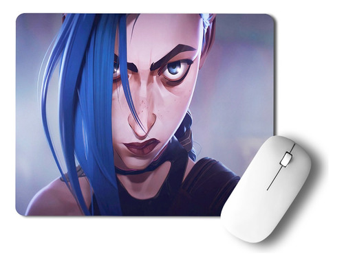 Mousepad Arcane Jinx  Universo De League Of Legends 