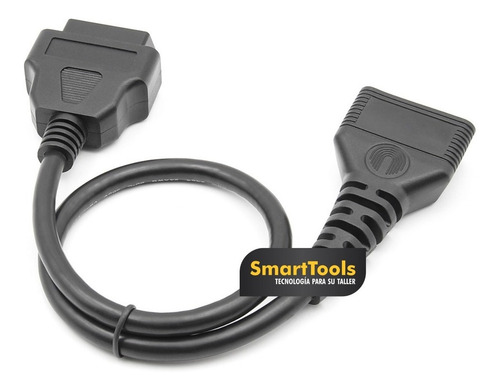 Imagen 2 de 4 de Cable Prolongador Obd2 Recto 16 Vías Full 50 Cm
