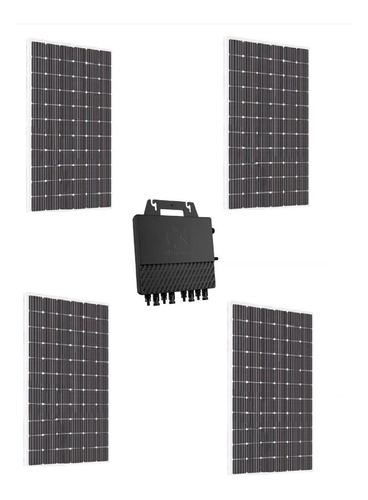 Kit Solar 1780w 4 Paneles 445 Watts + Inversor Aps Qs1 A