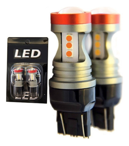 Led T20 Can Bus 12/24 Volts Ambar