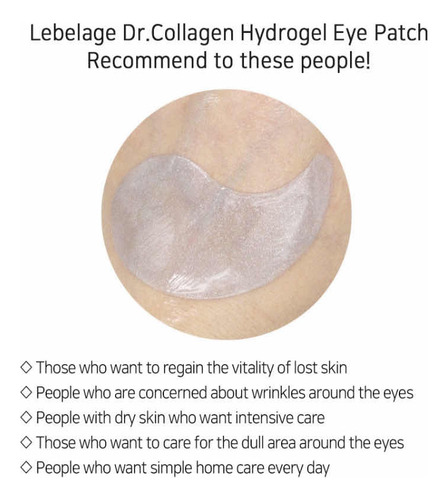 Parches Antiarruga De Hidrogel Para Ojos Colágeno Y Oro