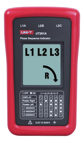 Indicador De Secuencia De Fase Y Rotación Del Motor 40-700v