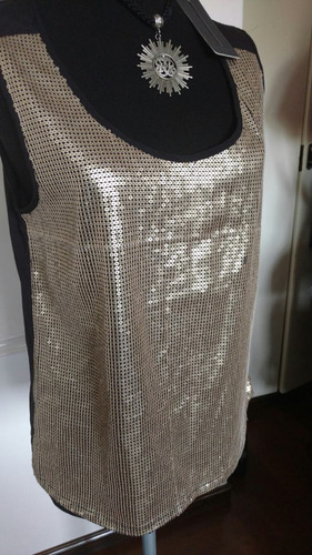 Remera Fiesta Lentejuelas Talle M