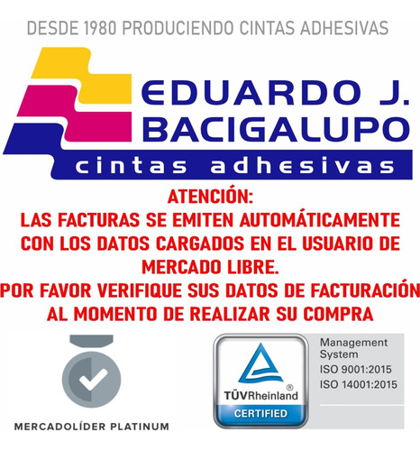 36 Rollos Cinta Para Empaque Metalizada De 48 Mm X 50 Mts Plateado Liso