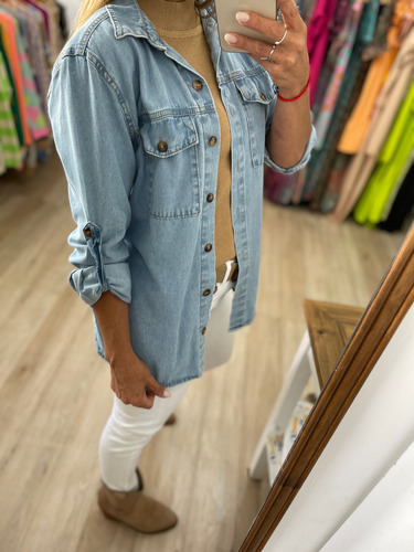 Camisa De Jean Mujer The Big Shop