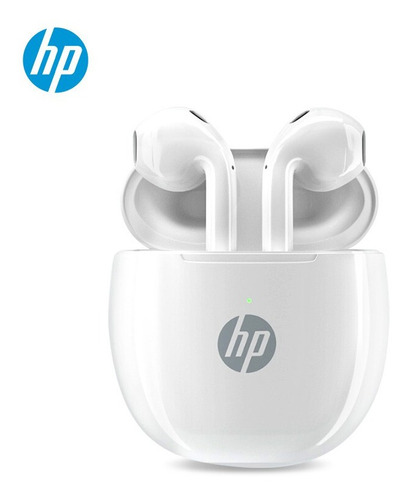 Auricular in-ear gamer inalámbrico HP Bluetooth NH10 blanco con luz LED