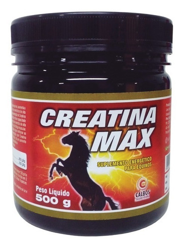 Creatina Max 500g Suplemento Energético Para Equinos Cavalo Frete Grátis