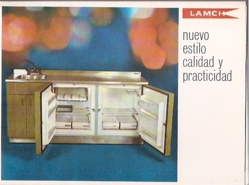 Antiguo Folleto Tipo Catalogo Lamch Muebles De Cocina