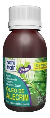 Óleo De Alecrim Natuhair 60ml