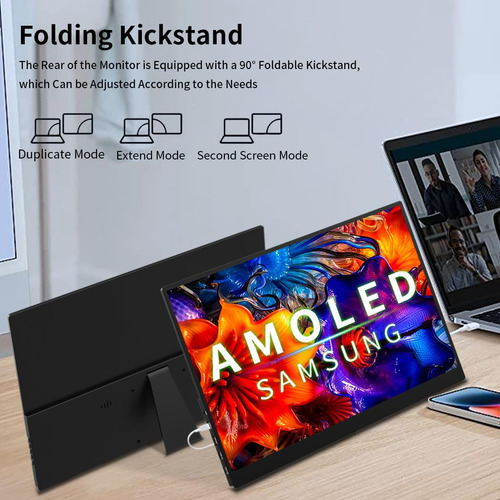 Monitor Portátil Oled 16 Pulgadas 4k Táctil 1 Ms Mmg