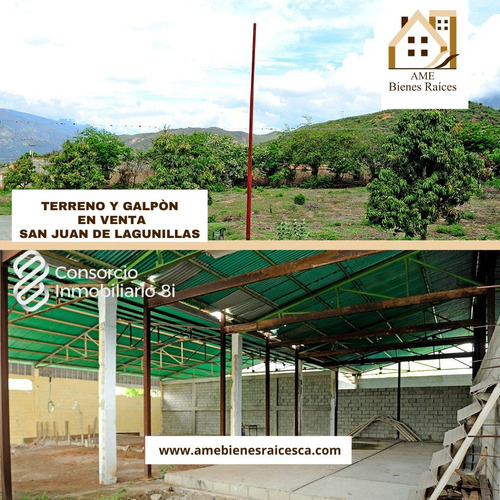 Imagen 1 de 10 de Galpon Con Terreno En San Juan De Lagunillas Zona Industrial Frupoanca Diagonal Al Cementerio Merida
