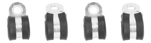 Abrazadera De Goma Tipo R, 20 Piezas, De Acero Inoxidable, D