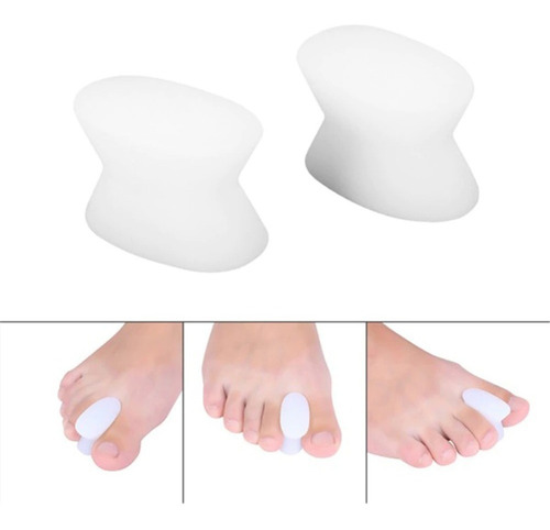 Imagem 6 de 7 de Separador De Dedos Dos Pés Em Silicone Confortável