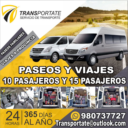 Alquiler De Minivan Hyundai H1 Con Chofer Mini Van Mini Bus