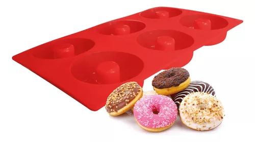 Molde Silicona Mini Donut Donas X7 Chocolate Resina Belgrano - $ 3.288,9