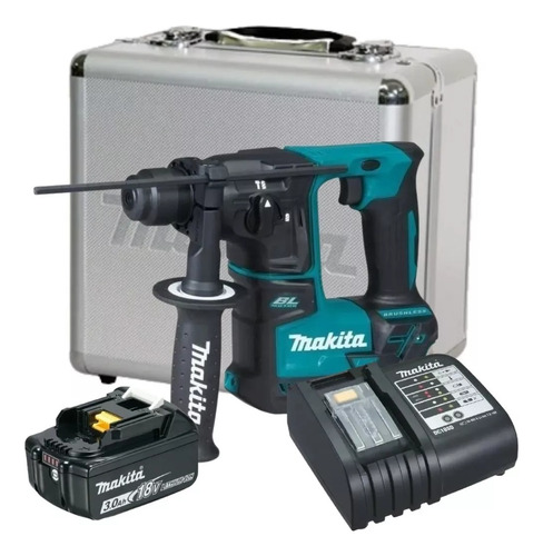 Martelete A Bateria 18v 3ah Makita Dhr171z Bivolt Com Maleta