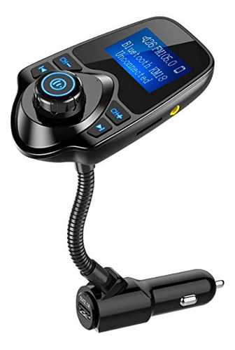 Nulaxy Bluetooth Car Transmisor Fm Receptor De Audio Recepto