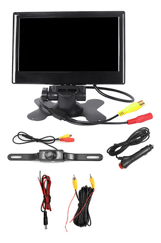 Monitor Hd En Color Tft Lcd De 12 V, 24 V Y 7 Pulgadas Con M